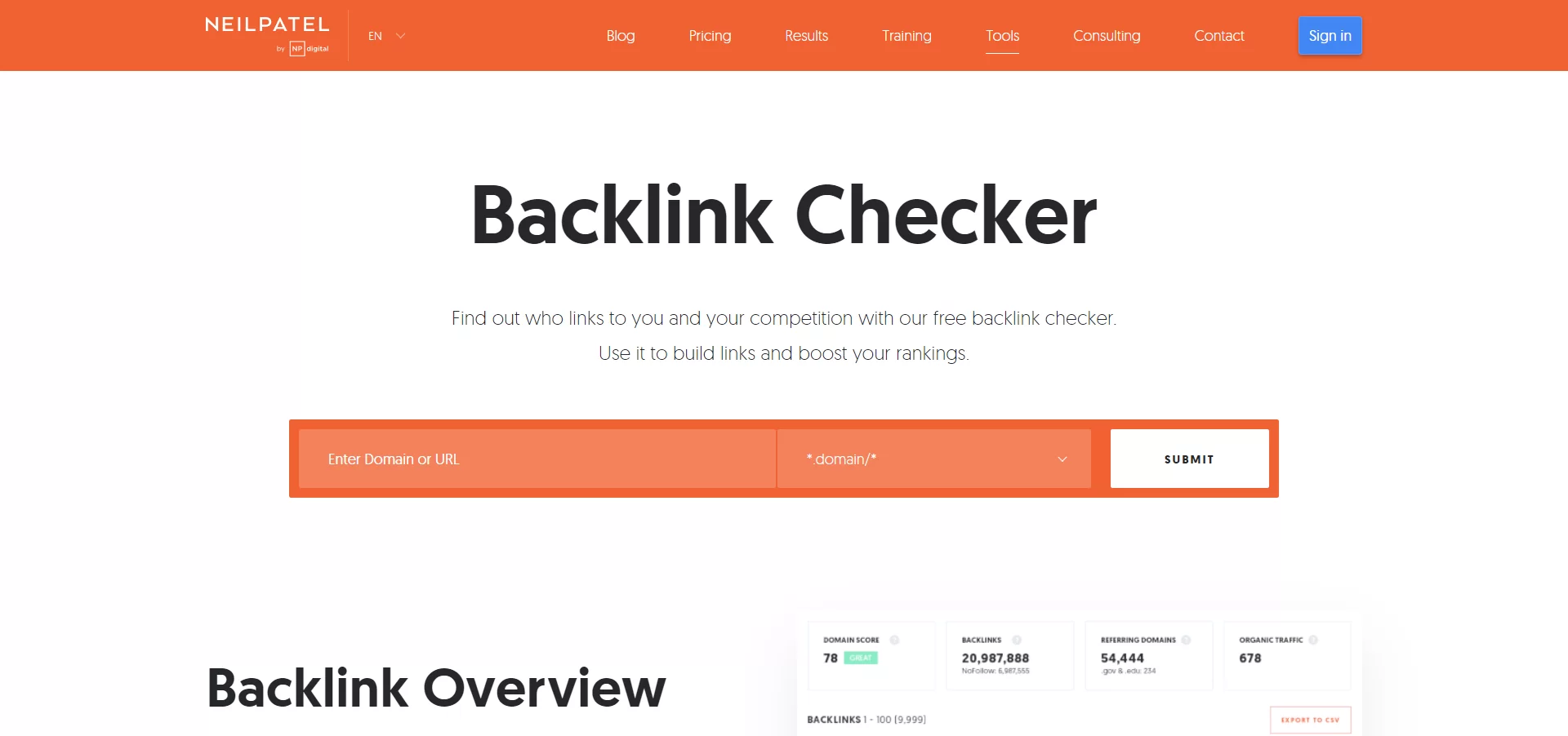 Backlink Checker